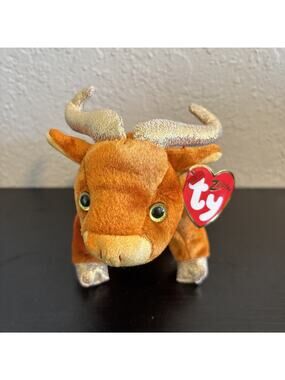 TY Beanie Baby - THE Ox Chinese Zodiac